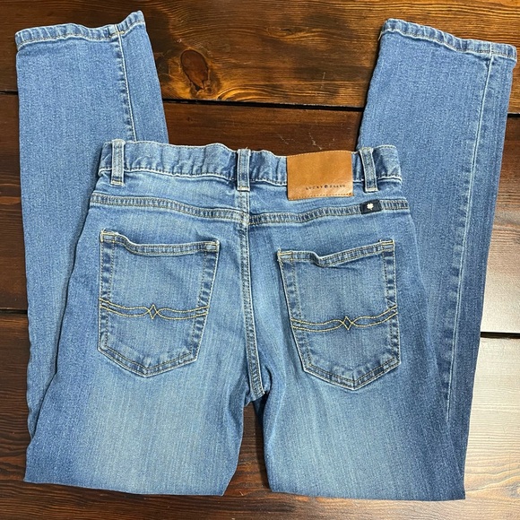 Lucky Brand Other - Lucky Brand Classic Straight Jeans Boys Size 12 Medium Wash Adjustable Waist